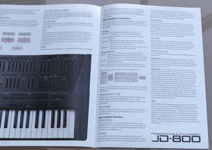 Roland-JD-800 and TR-505 brochures
